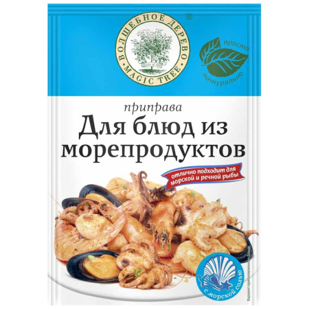 Приправа для блюд из морепродуктов 30г*20 Волшебное дерево